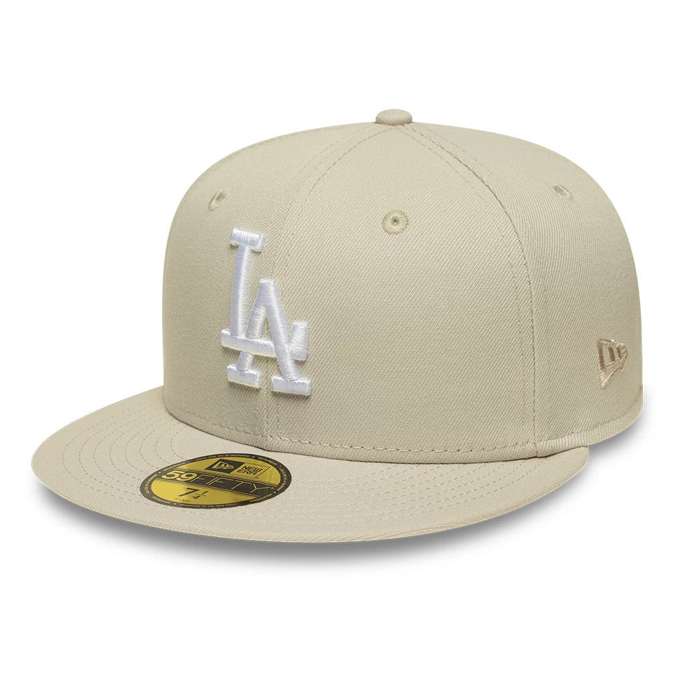 LA Dodgers MLB Beige 59FIFTY Fitted Cap-Benirox
