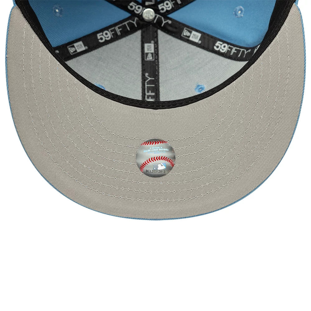 Atlanta Braves MLB Pastel Blue 59FIFTY Fitted Cap-Benirox