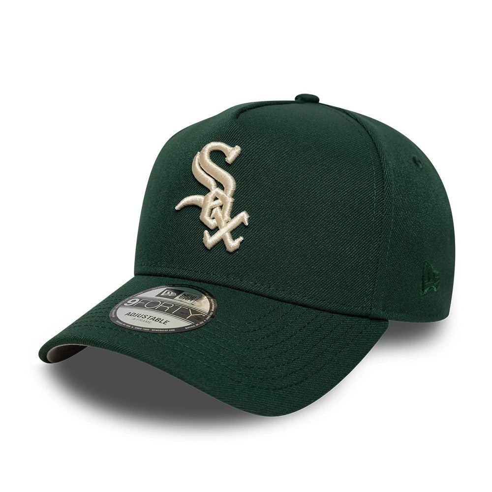 Chicago White Sox MLB Dark Green 9FORTY A-Frame Adjustable Cap-Benirox