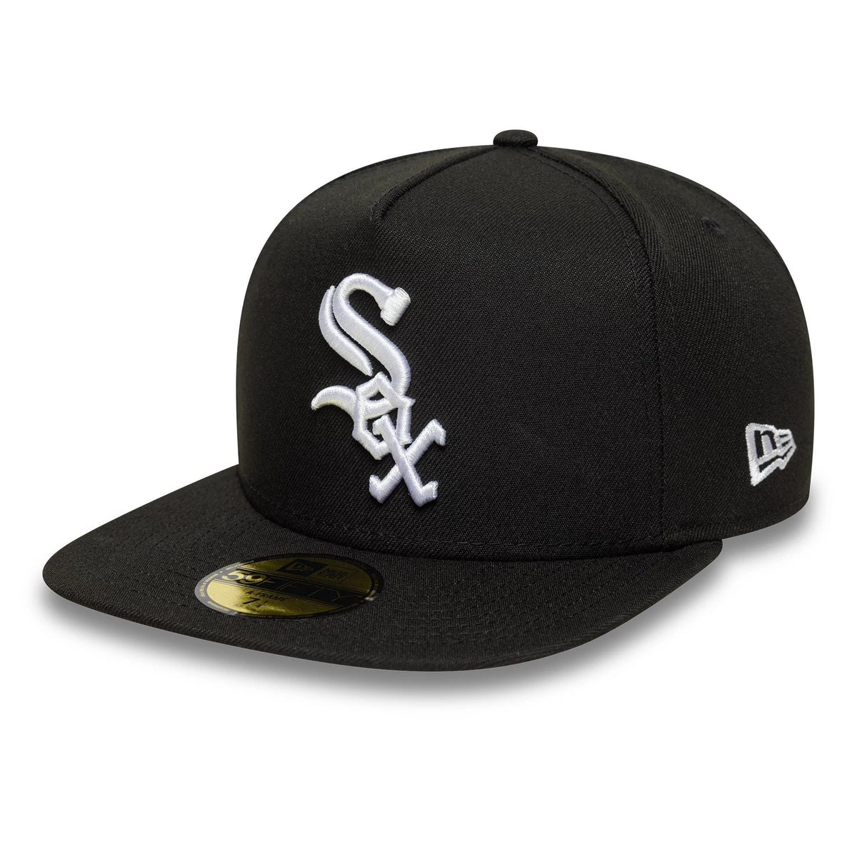 Chicago White Sox MLB Black 59FIFTY A-Frame Fitted Cap-Benirox