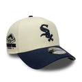 Chicago White Sox MLB Chrome Blue Contrast Cream 9FORTY A-Frame Adjustable Cap-Benirox