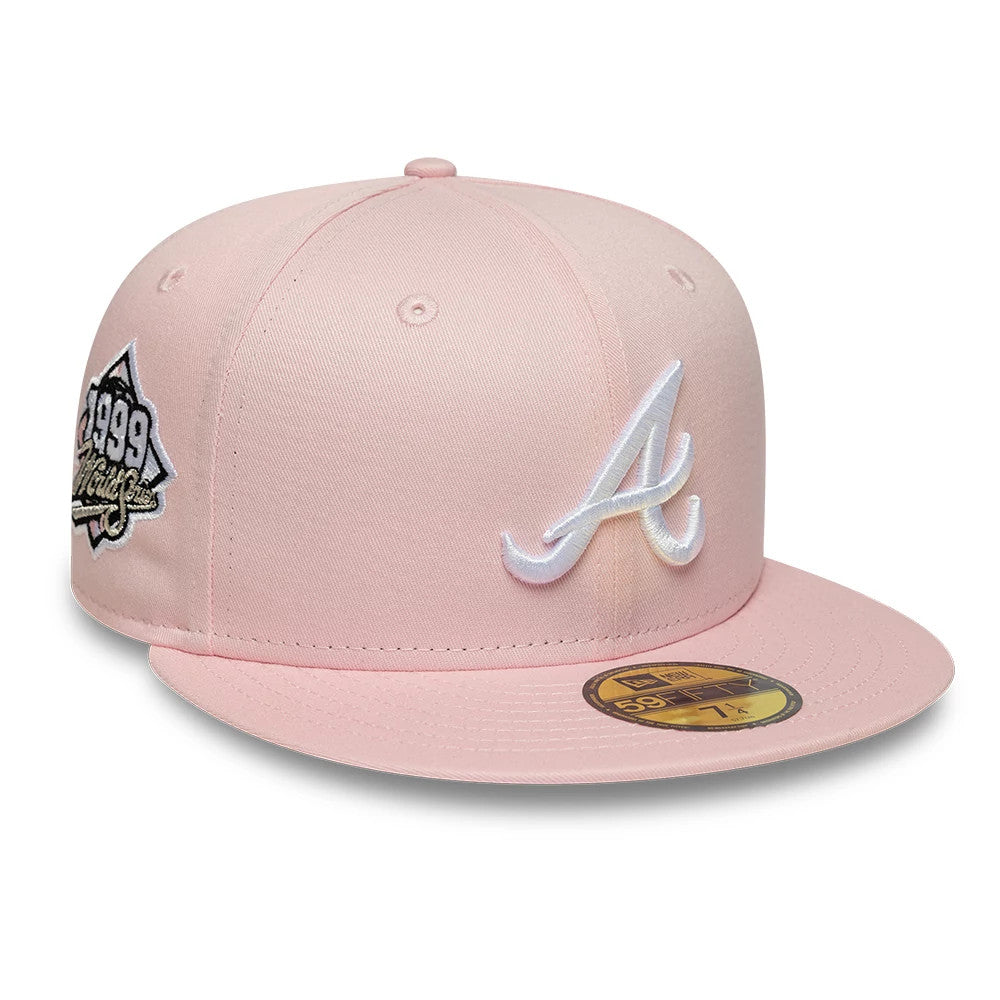 Atlanta Braves MLB Pink 59FIFTY Fitted Cap-Benirox