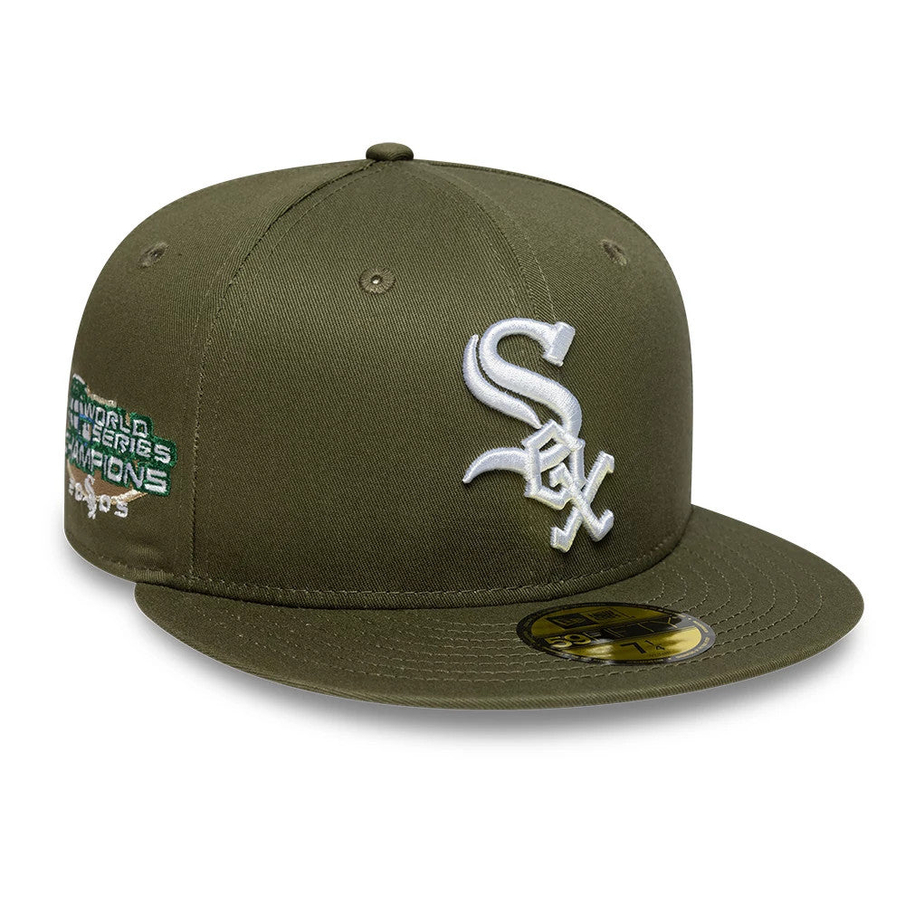 Chicago White Sox MLB Green 59FIFTY Fitted Cap-Benirox