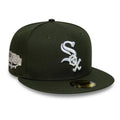 Chicago White Sox MLB Sidepatch Dark Green 59FIFTY Fitted Cap-Benirox