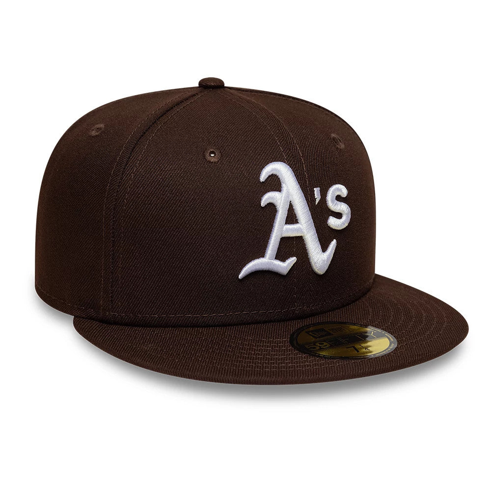 Athletics MLB Dark Brown 59FIFTY Fitted Cap-Benirox