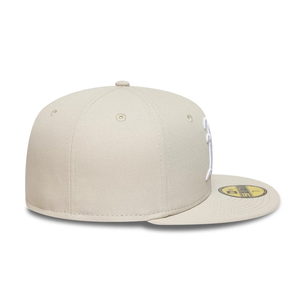 Athletics MLB Beige 59FIFTY Fitted Cap-Benirox