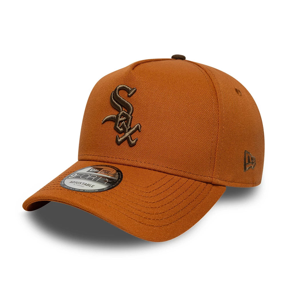 Chicago White Sox MLB Brown 9FORTY A-Frame Adjustable Cap-Benirox