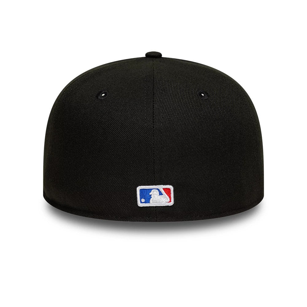 Atlanta Braves MLB Black 59FIFTY Fitted Cap-Benirox