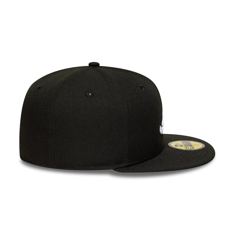 Atlanta Braves MLB Black 59FIFTY Fitted Cap-Benirox