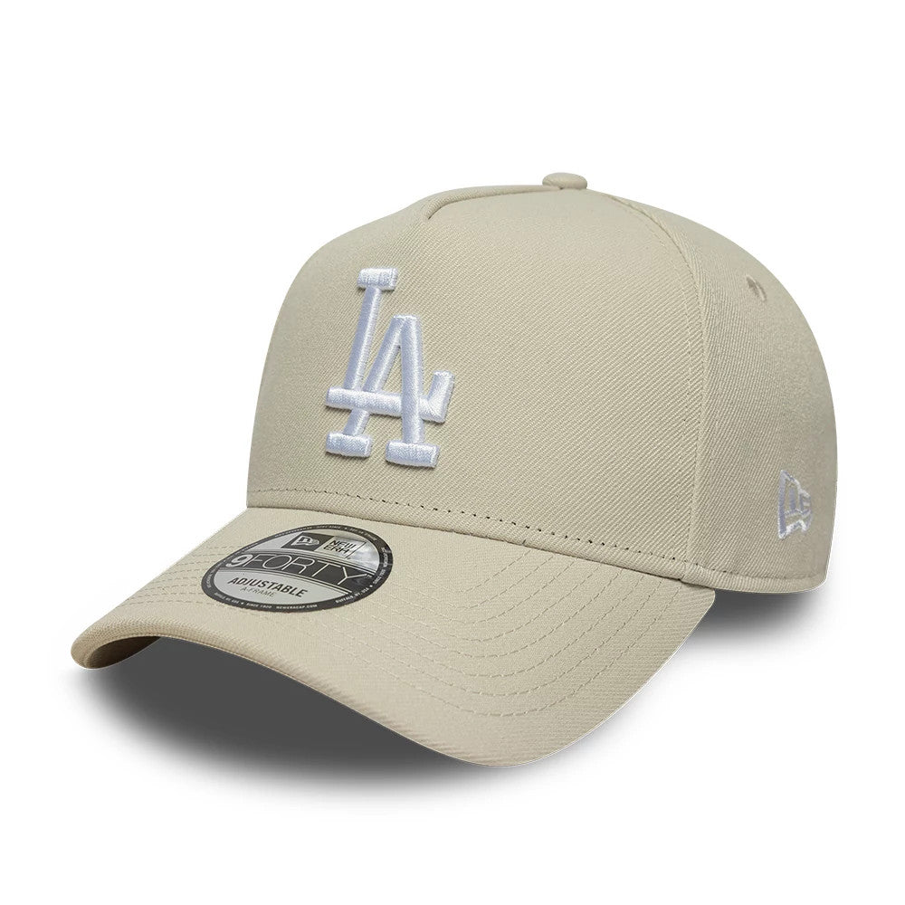 LA Dodgers MLB Beige 9FORTY A-Frame Adjustable Cap-Benirox