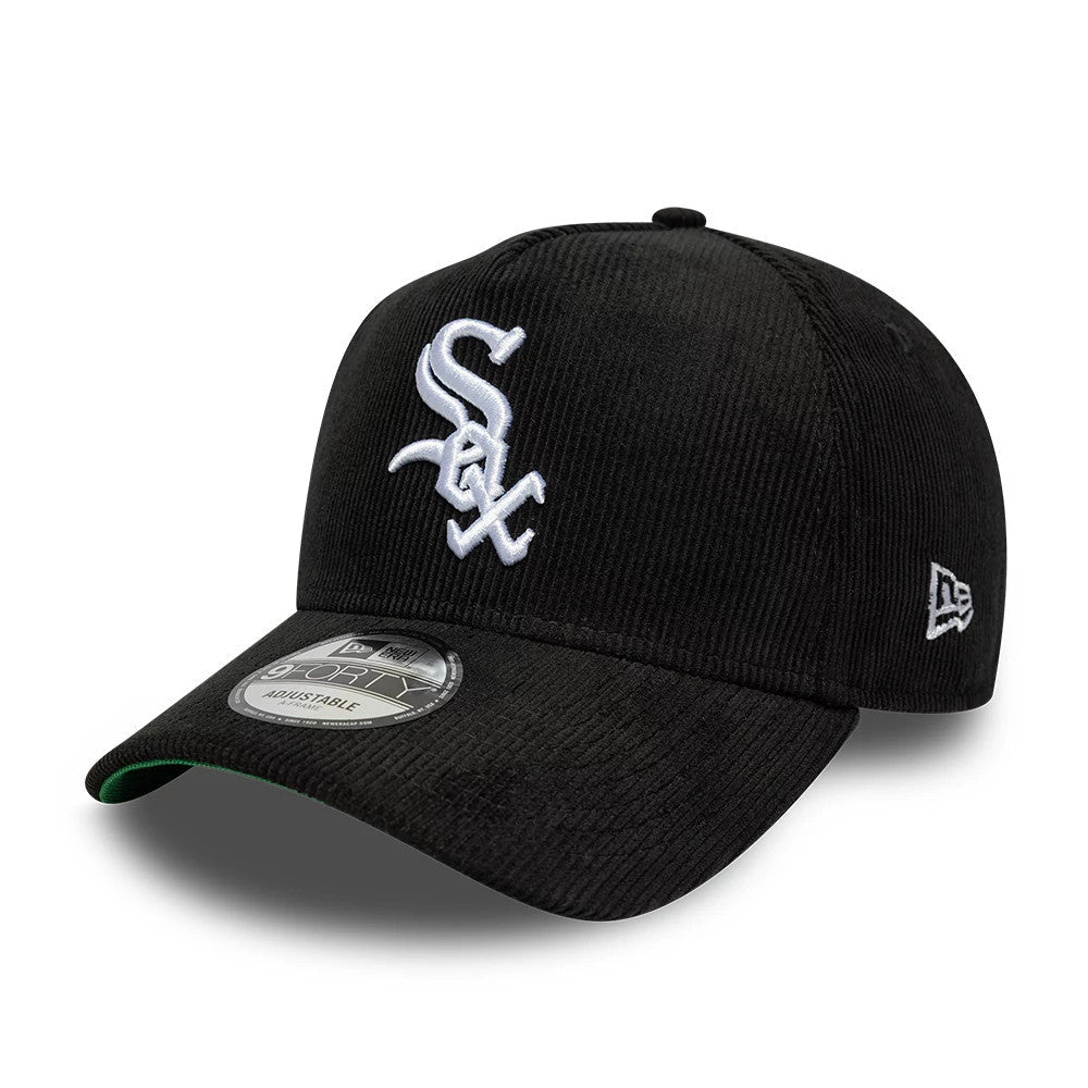 Chicago White Sox MLB Cord Black 9FORTY A-Frame Adjustable Cap-Benirox