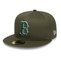 Boston Red Sox MLB Dark Green 59FIFTY Fitted Cap-Benirox