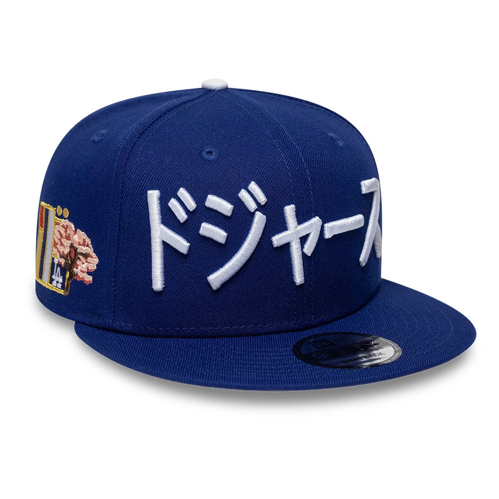 LA Dodgers MLB Kanji Dark Blue 9FIFTY Snapback Adjustable Cap-Benirox